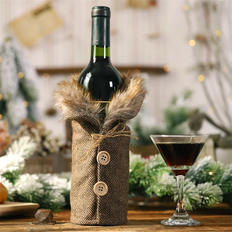Festive Bottle Parka Holders