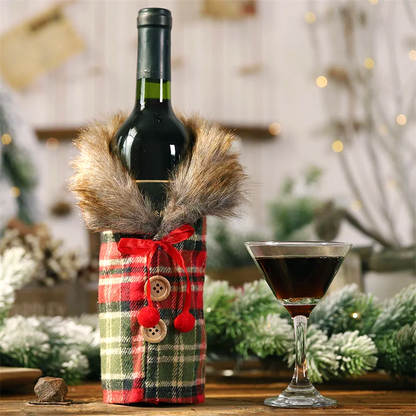 Festive Bottle Parka Holders