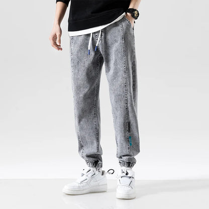 Litewash Denim Joggers