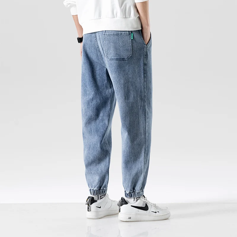Litewash Denim Joggers