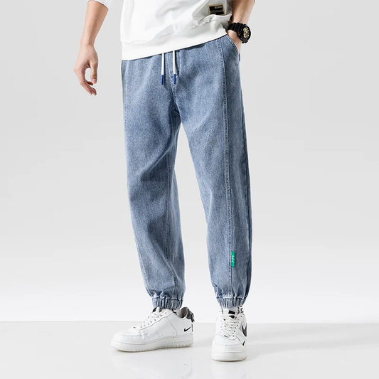 Litewash Denim Joggers