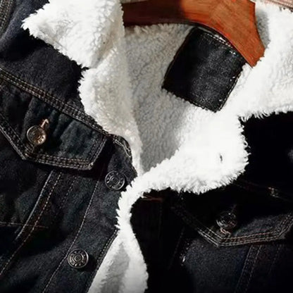 Avante Sherpa Lined Denim Jacket