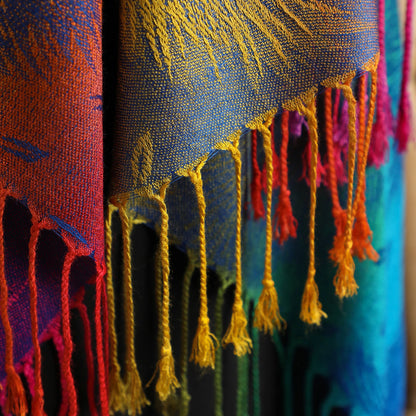 Boho Feather Shawl