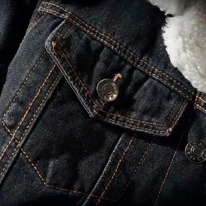 Avante Sherpa Lined Denim Jacket
