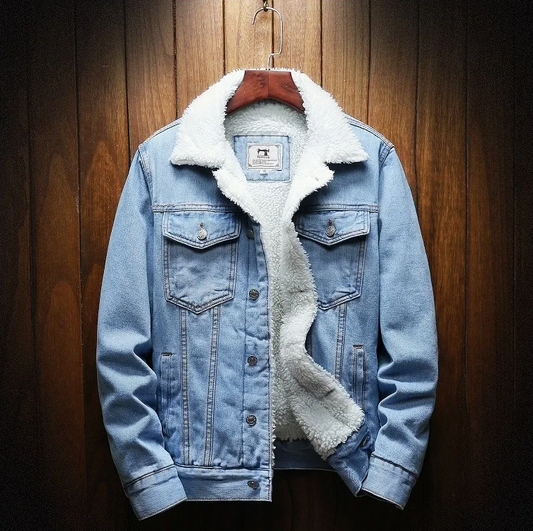 Avante Sherpa Lined Denim Jacket